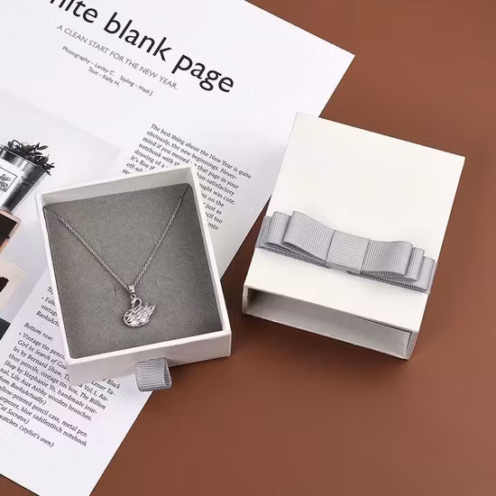 Custom Logo Necklace Ring Bracelet Gift Box Manufacturer