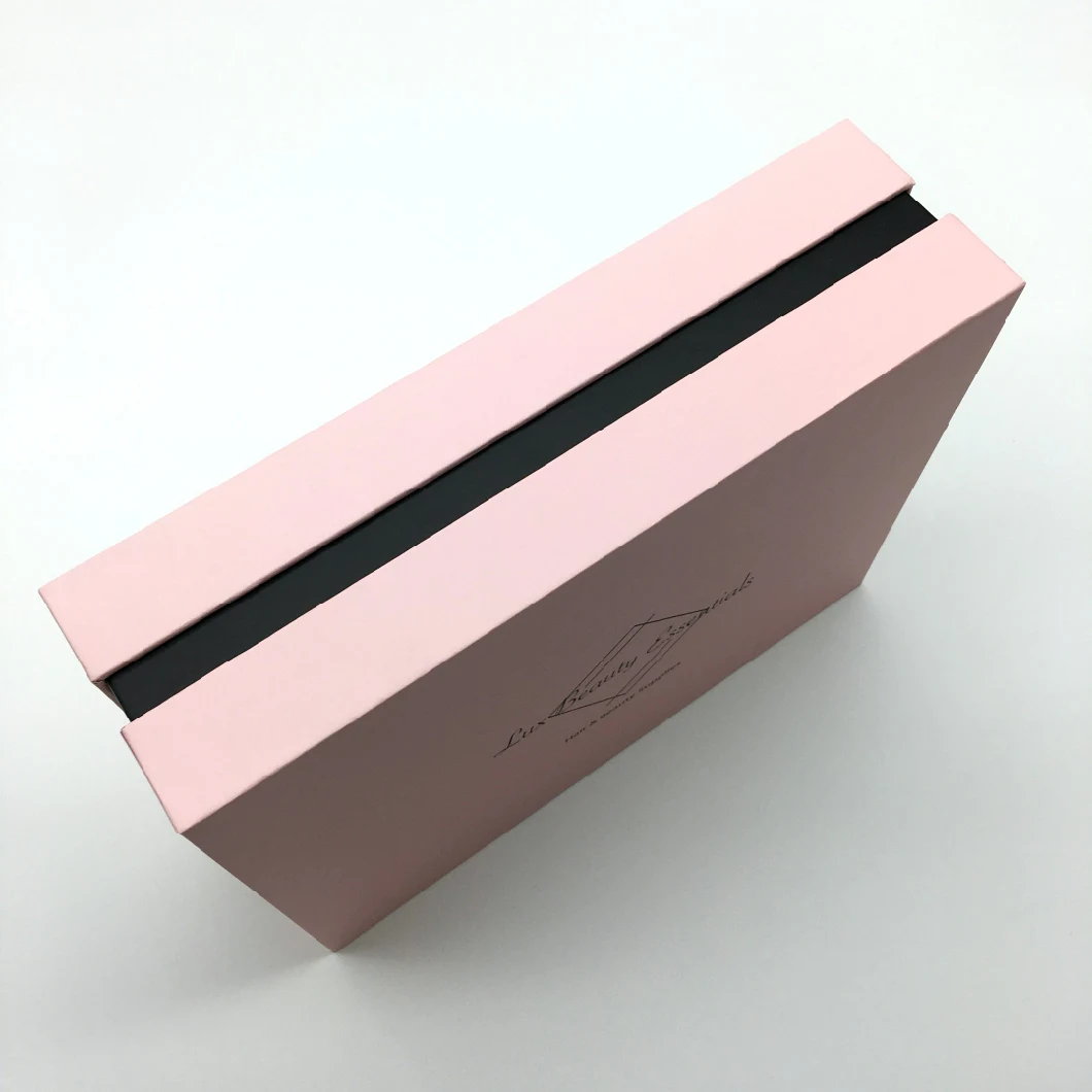 Custom Pink Pardboard Luxury Gift Packaging Hair Extension Jewelry Gift Box