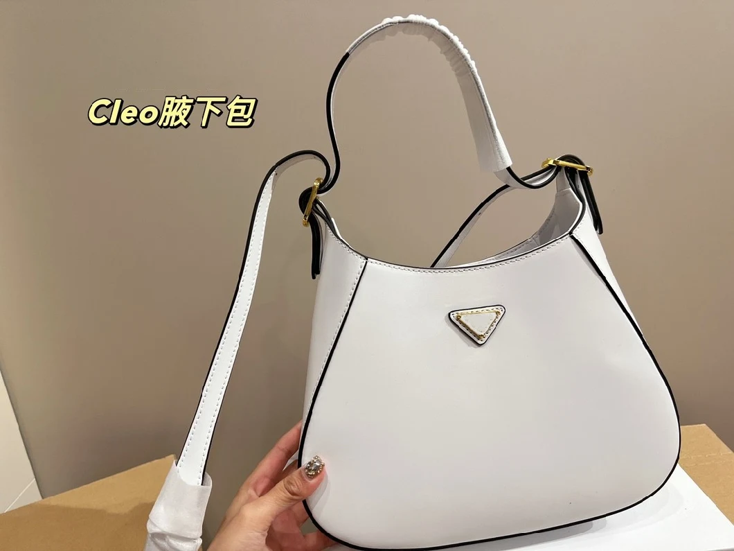 White Underarm Bag Fashion Girl Shipping Bag High Quality Leather Tote Bag