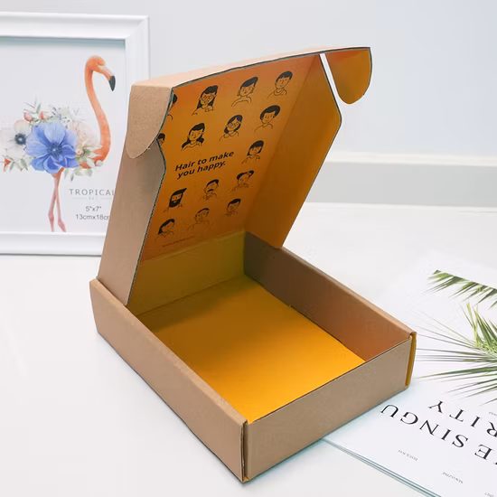 주문 로고 색깔 물결 모양 선물 화장품 포장 발송 우송자 저장 더 두꺼운 종이 선물 포장 화물 박스