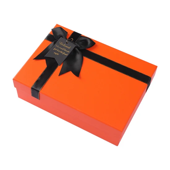 화장품/향수/신발 포장용 맞춤형 로고가 있는 고품질 견고한 종이 선물 상자, 골판지 뚜껑 및 나비매듭이 있는 기본 꽃 상자