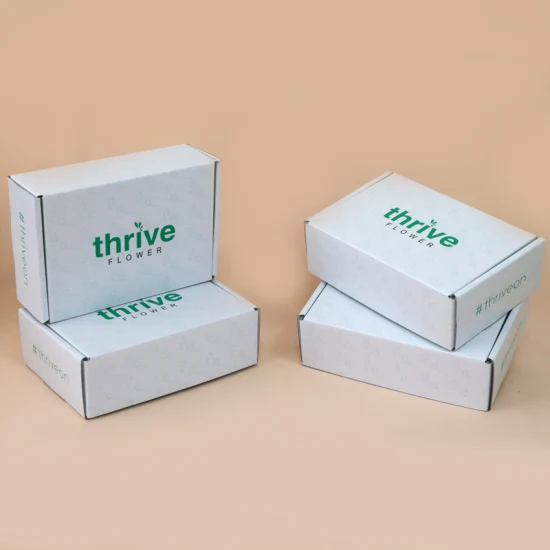 가발 메이크업 선물 상자 배송을 위한 재활용 양면 로고 화장품 포장용 흰색 메일링 가방 인쇄된 사용자 정의 상자