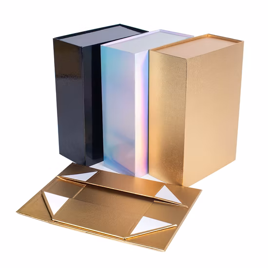 자석 종이 마감, 접이식 포장, 접이식 선물 상자가 있는 맞춤형 대형 고급 선물 상자